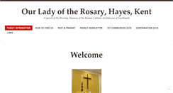 Desktop Screenshot of catholic-hayes.org