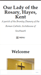 Mobile Screenshot of catholic-hayes.org